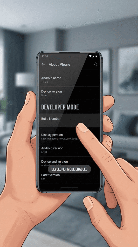 Fix Pink Screen Glitch in Four Elements Trainer (Android 12/13/14) 2 Tapping the Build Number in Android settings to unlock developer options.